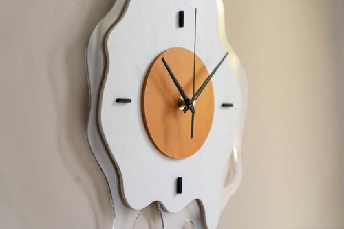 Fried egg wall clock Oversized egg wall clock Pop Art funny wall art Dopamine decor Kitchen decor Unusual wall clock Modern Kitchen wall art