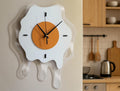 Fried egg wall clock Oversized egg wall clock Pop Art funny wall art Dopamine decor Kitchen decor Unusual wall clock Modern Kitchen wall art